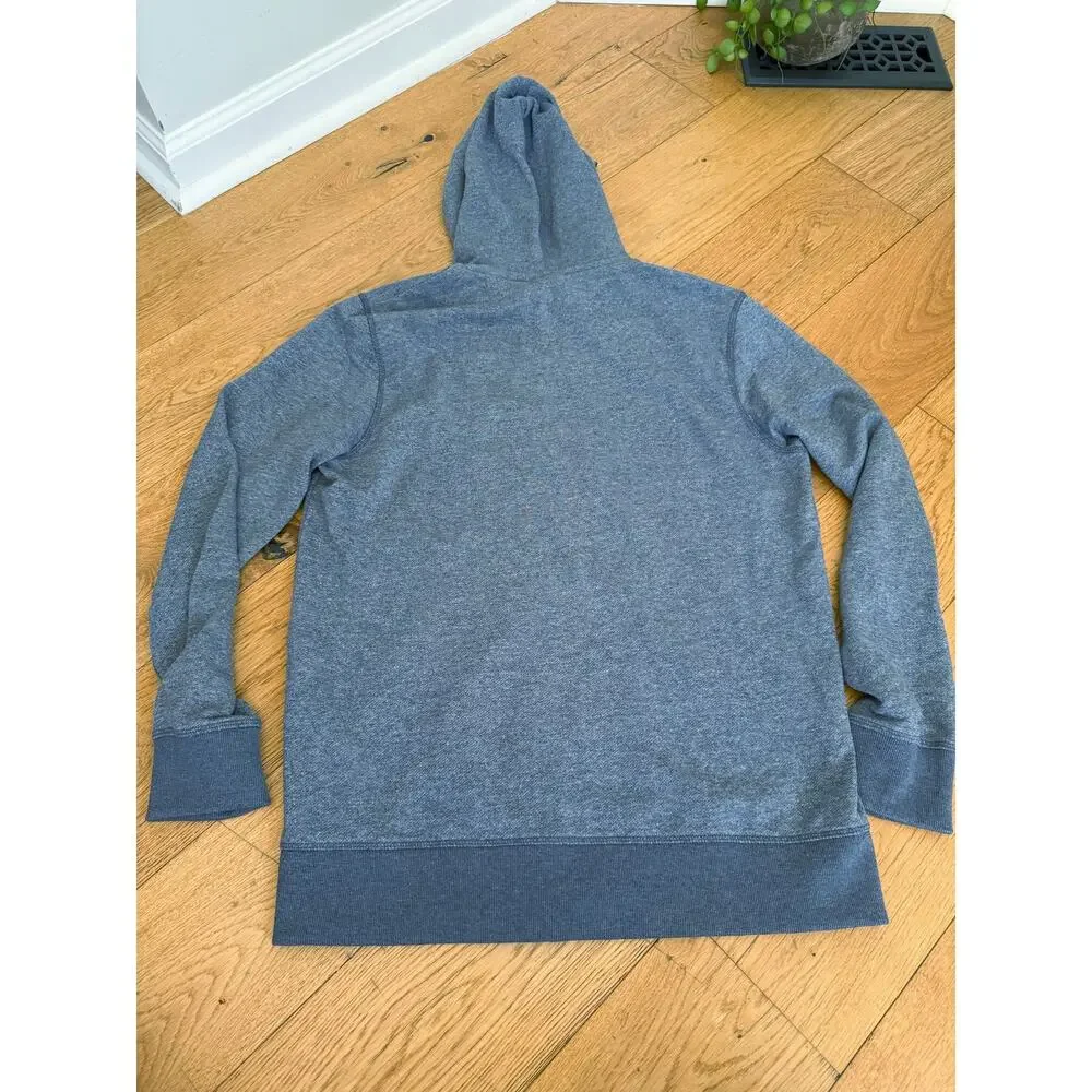 Jack & Jones Originals Men’s Large Blue Full Zip Hoodie Sweatshirt EUC